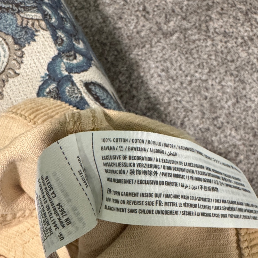 Hollister Tan Corduroy Crop Jacket —FAST SHIP - Picture 5 of 7